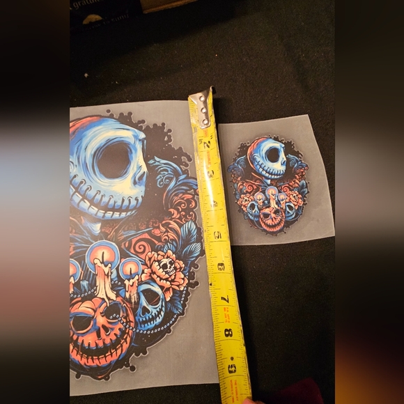 🎉3 for 25🎉 Nightmare before christmas double iron on - Picture 3 of 5